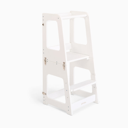 Piccalio Mini Chef 2-in-1 Convertible Toddler Tower - White