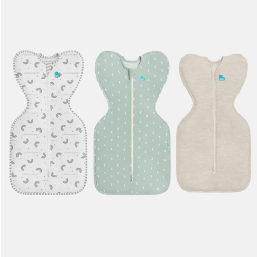 Swaddle Up Starter Bundle | 1.0 TOG | White Rainbow Dream | Olive Moon | Oat