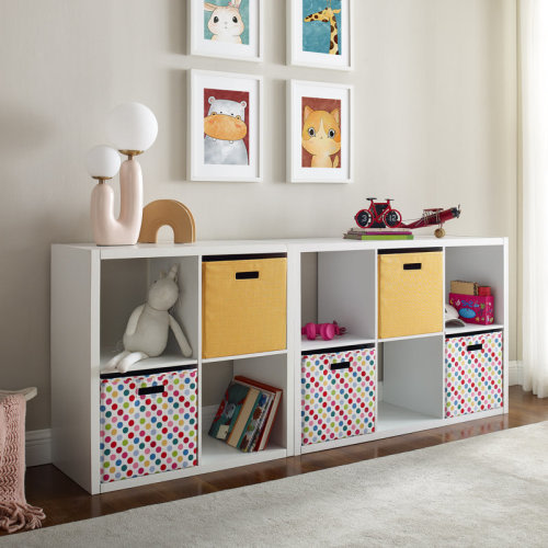 Wade Logan® Hamlett 30" W x 44" H Cube Bookcase & Reviews | Wayfair