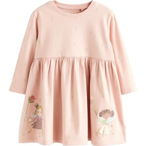 Kids' Garden Graphic Cotton Jersey Dress