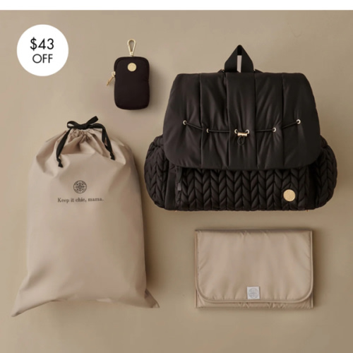 Levy Backpack Black Holiday Set