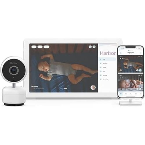 Smart Baby Monitor with 10” Tablet - The Most Reliable Way to Monitor Your Baby with or Without Internet - Private & Secure - Travel Friendly - Supports 2+ Cameras - Lifetime Membership