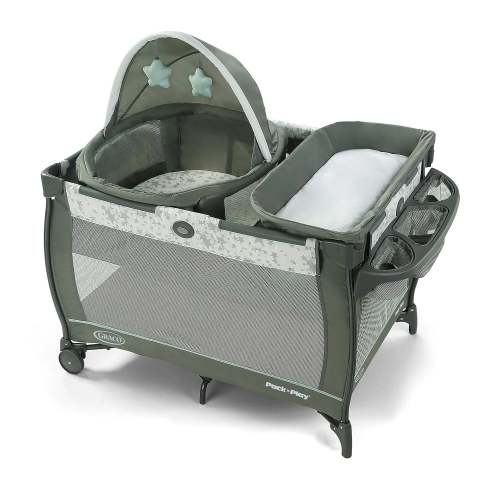 Graco Pack 'n Play Travel Dome Playard | Includes Travel Bassinet w/ Travel Dome Oskar