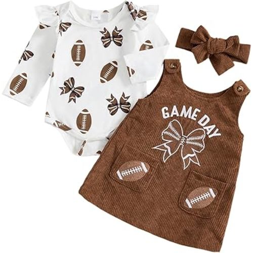 Adobabirl My First Halloween Baby Girl Outfit Pumpkin Ruffle Long Sleeve Romper Overall Dress Headband Cute Fall Clothes