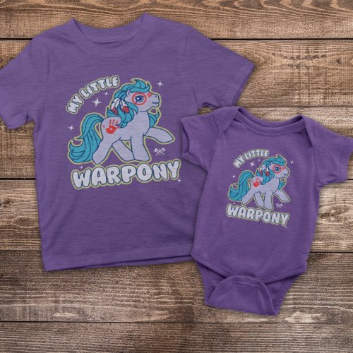 Youth - "My Little Warpony" - Steven Paul Judd Colab - Onesie + Tees — The NTVS | Native American Clothing