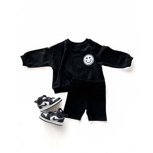 Biker Shorts Set | Black