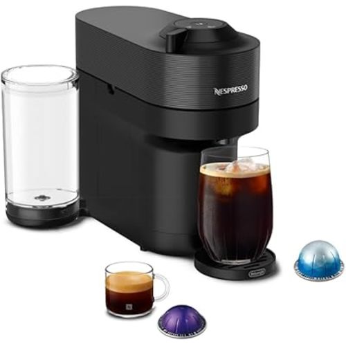 Nespresso Vertuo Pop+ Coffee and Espresso Machine by De'Longhi, Black