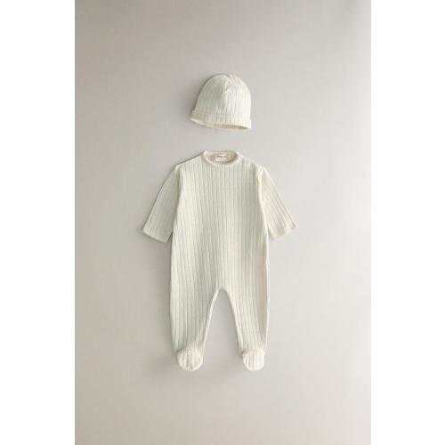RIBBED NEWBORN BABY SET