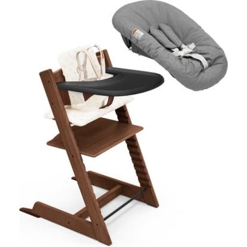 Tripp Trapp® Highchair², Cushion, Newborn Set & Stokke® Tray $597 Value