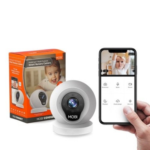 Mobicam Multi-purpose, Wifi Video Baby Monitor - Baby Monitoring System - Wifi Camera With 2-way Audio, Recording