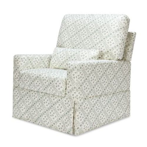 Sarah Flint x Namesake Crawford Swivel Glider - Green Lattice Performance Eco-Weave