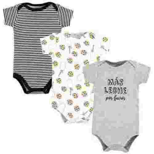 Hudson Baby Cotton Bodysuits, Leche Por Favor, 0-3 Months
