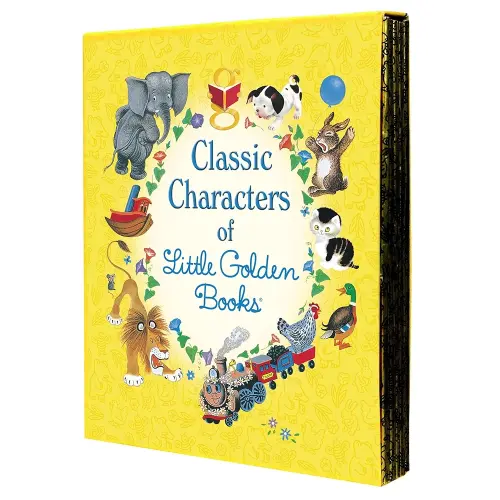 Classic Characters of Little Golden Books: The Poky Little Puppy, Tootle, The Saggy Baggy Elephant, Tawny Scrawny Lion, and Scuffy the Tugboat