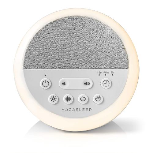Yogasleep Nod White Noise Sound Machine, With Soft Night Light & Sleep Timer, 20 Sound Options Including Lullabies, Nature & Pink Noise, Sleep Aid For Baby & Adults, Noise Canceling For Office Privacy