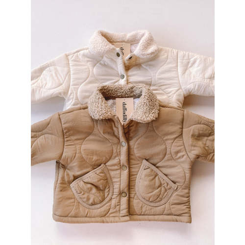 quilted jacket - Beige