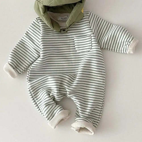 Striped Romper Jumpsuit – August + Willow