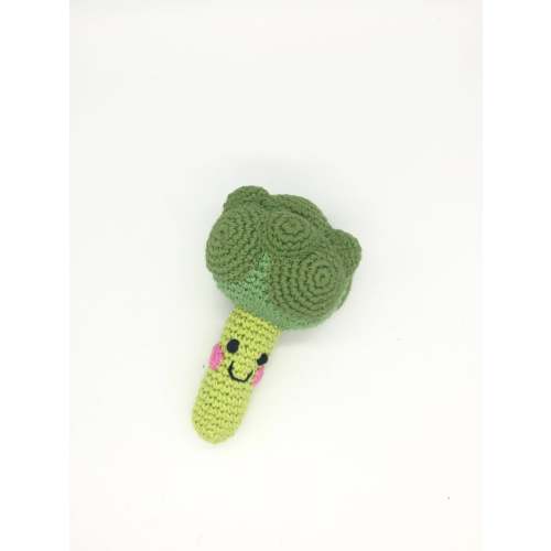 Friendly Broccoli Rattle