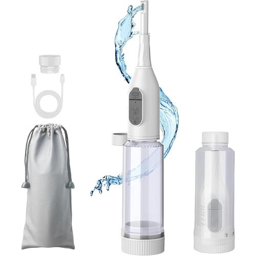 Portable Bidet for Travel – Electric Peri Bottle with Dual Spray Modes, 360° Nozzle, Water Bottle Adapter, USB Rechargeable, Waterproof, Travel Bidet for Postpartum & Personal Hygiene
