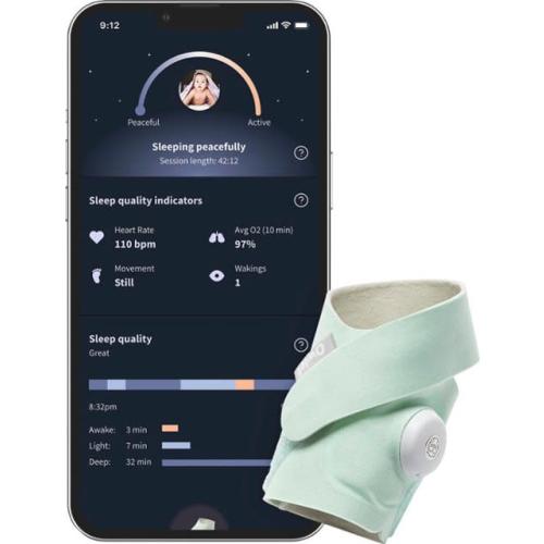 Owlet Dream Sock Baby Monitor - Mint
