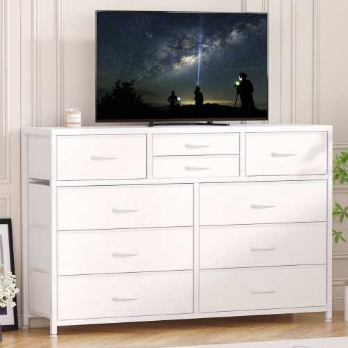 Modern Dresser with 10 Drawers