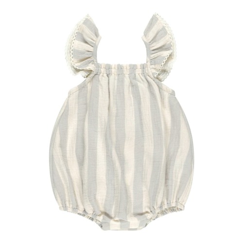Bonnie Stripe Organic Cotton Romper