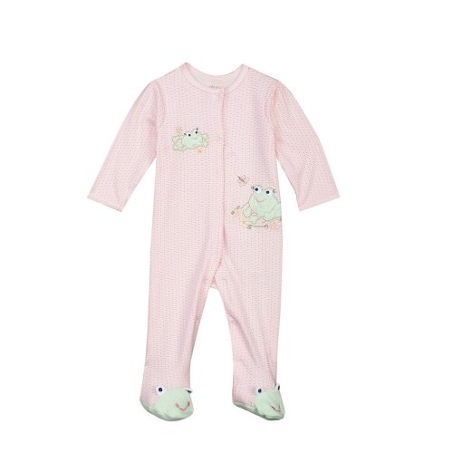 Little Me Baby Girls Preemie-9 Months Sweet Frogs Footie Set