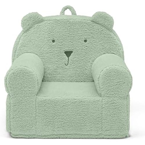 babyGap by Delta Children Sherpa Bear Chair - Greenguard Gold Certified, Sage