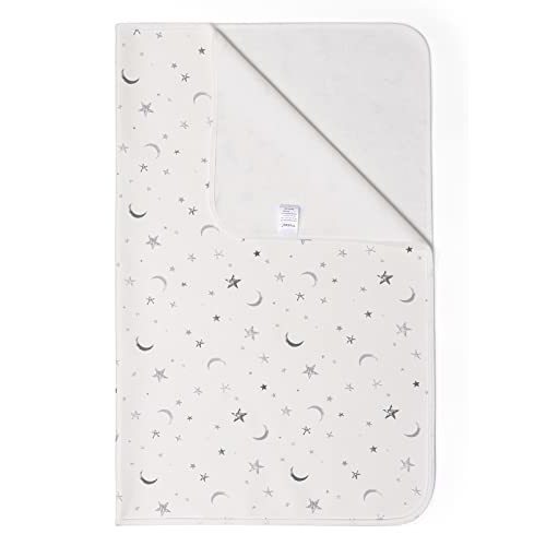 YIVEKO Baby Waterproof Bed Pad Washable Mattress Pad Reusable Underpads Bed-White Star