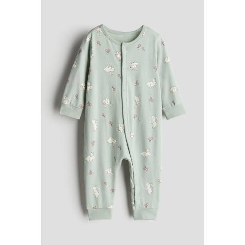 PATTERNED PAJAMA JUMPSUIT