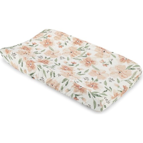 CRANE BABY Quilted Changing Pad Cover, Pink