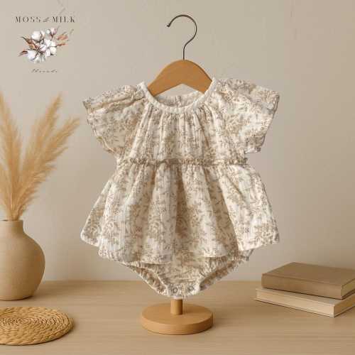 Cotton Baby Romper, 100% Cotton Clothing For Baby Girl Gift Ideas, Cute Dresses For Babies, Organic Baby Clothing For Girls, Cute Baby Grow