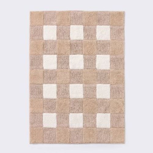 4'x5'6" Area Rug - Farm Plaid - Cloud Island™