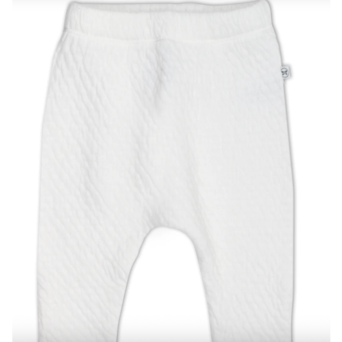 Organic Cotton Matelassé Harem Pant