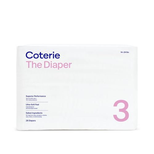 Coterie Size 3 Diapers, 28 CT