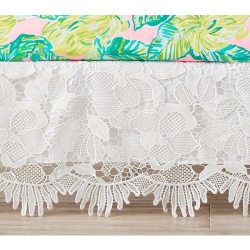 Lilly Pulitzer Eyelet Trim Crib Skirt