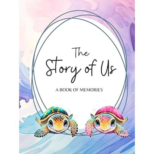 The Story of Us: Hardcover - Baby Shower Gift for Twins - Memory book for Pregnancy, First Year and Beyond (up to 5 Years) - Boy/Girl Twins, ... Pink Interior (Baby Memory Books for Twins)