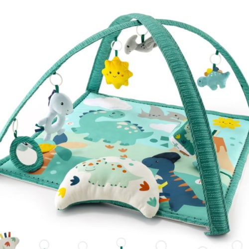 The Peanutshell Dino 7-in-1 Activity Play Gym & Play Mat for Baby
