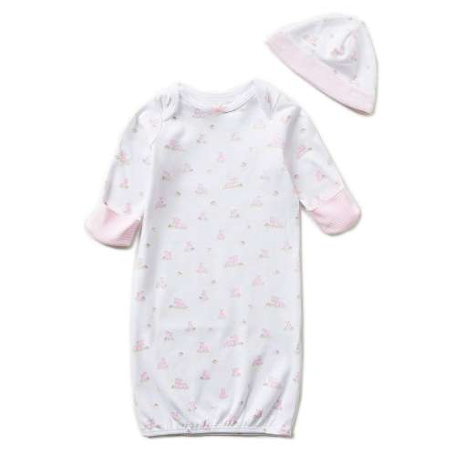 Little Me Baby Girls Newborn Baby Bunnies Gown