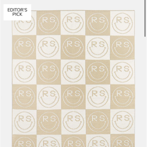All Smiles Custom Blanket - Natural/Beige