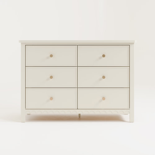 Sasha 6 Drawer Double Dresser