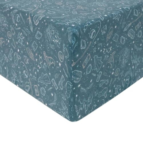 Copper Pearl Premium Knit Baby Crib Sheets for Boys and Girls : Breathable and Soft, Fitted Crib Sheets for Standard Baby Mattresses, Crib Sheet for Baby Registry or Shower Gift, Hogwarts™ - Crib