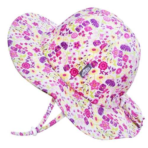 Kids Cotton Floppy Hats | Wildflower 50+ UPF | Jan & Jul