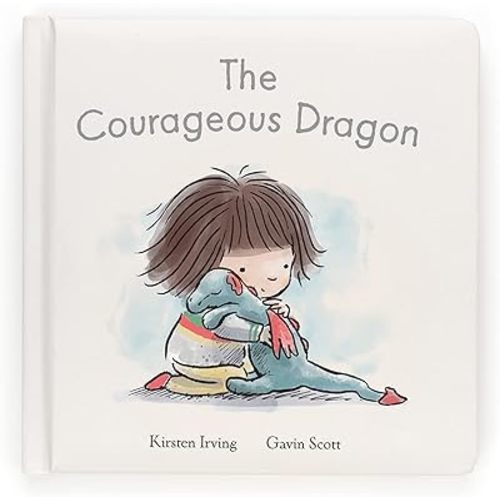 Jellycat The Courageous Dragon: A Baby Board Book Children's Book | Baby Gift