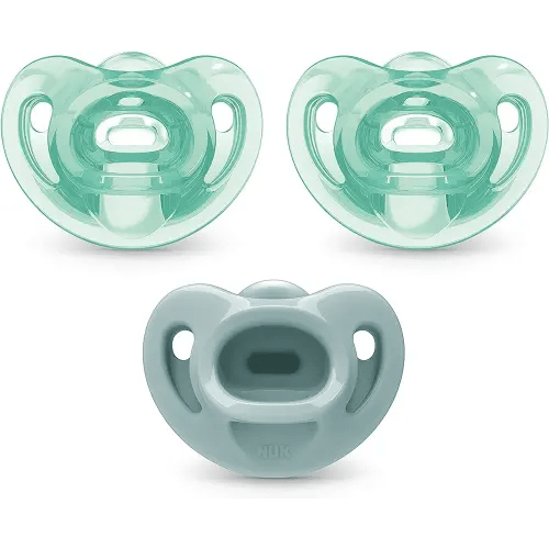 NUK Comfy Orthodontic Pacifiers, 0-6 Months, 3 Pack