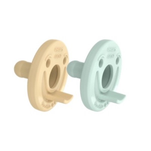 Philips Avent Soothie 0-3m - Beige/Pastel Green - 2pk