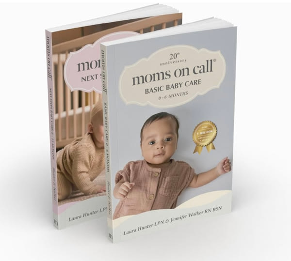 Moms on Call 2 Book Bundle | Basic Baby Care & Next Steps Baby Care 0 Months-15 Months | Parenting Set | 20th Anniversary Editions