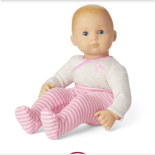 Bitty Baby® Doll #3 with blonde hair in Pretty Pink