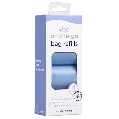 Ubbi On-the-Go Refill Bags, 4 Pack