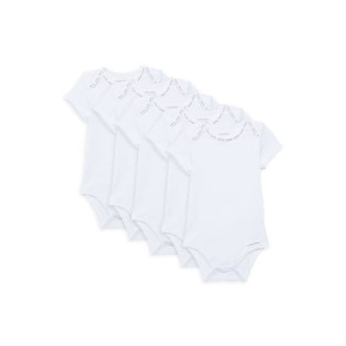 Baby Boys 5-Pack Logo Trim Bodysuit