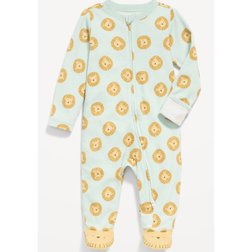 Infant PJs with mittens- lions